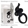 Lingus Anillo vibrador con estimulador de clitoris